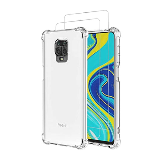 Stöttåligt Mobilskal Redmi Note 9 Pro - Transparent image 1