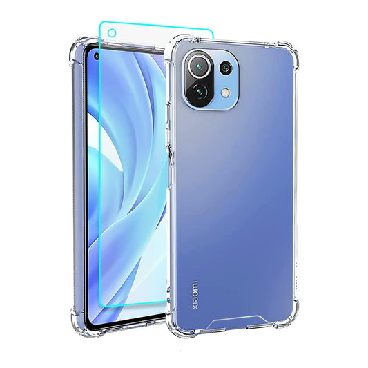 Stöttåligt Mobilskal Xiaomi 11 Lite/11 Lite 5G NE - Transparent image 1