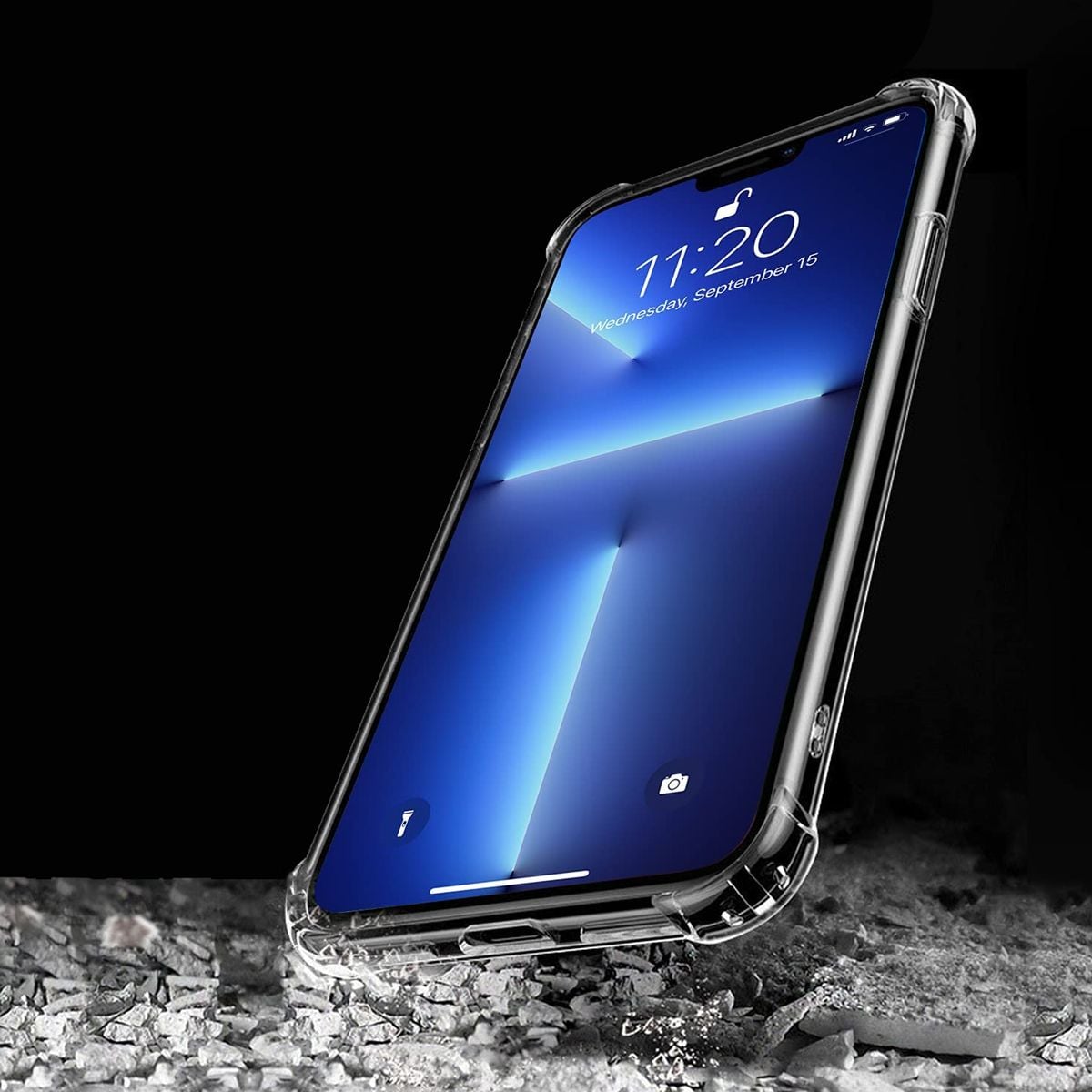 iPhone 13 Pro Max Skal Stöttåligt Rvelon - Transparent image 5