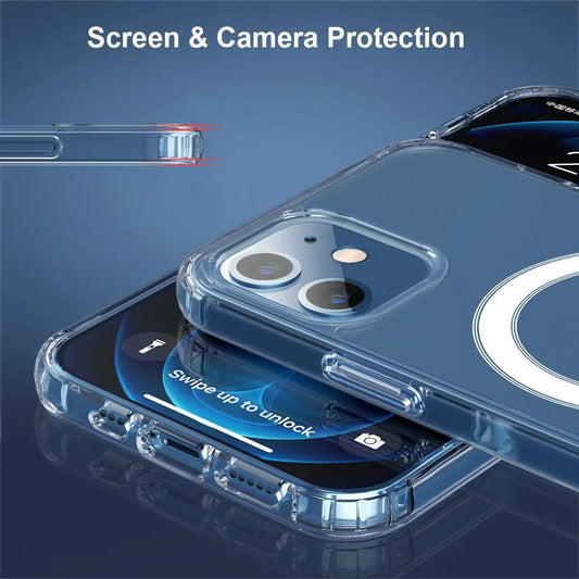 iPhone 12 Mini Stöttåligt MagSafe Skal Rvelon - Transparent image 2