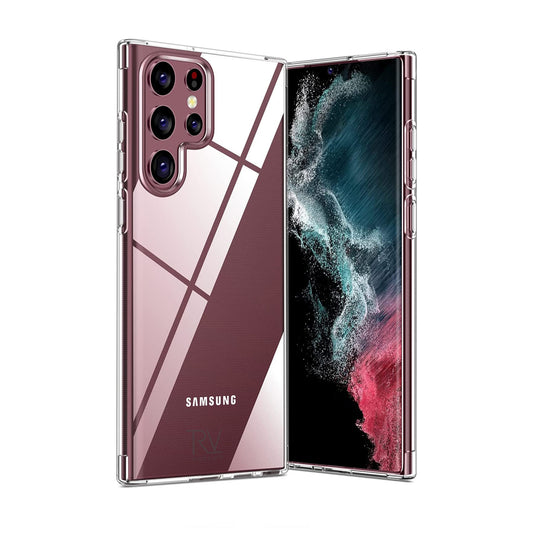 Samsung S22 Ultra Stöttåligt Skal Rvelon - Transparent image 1