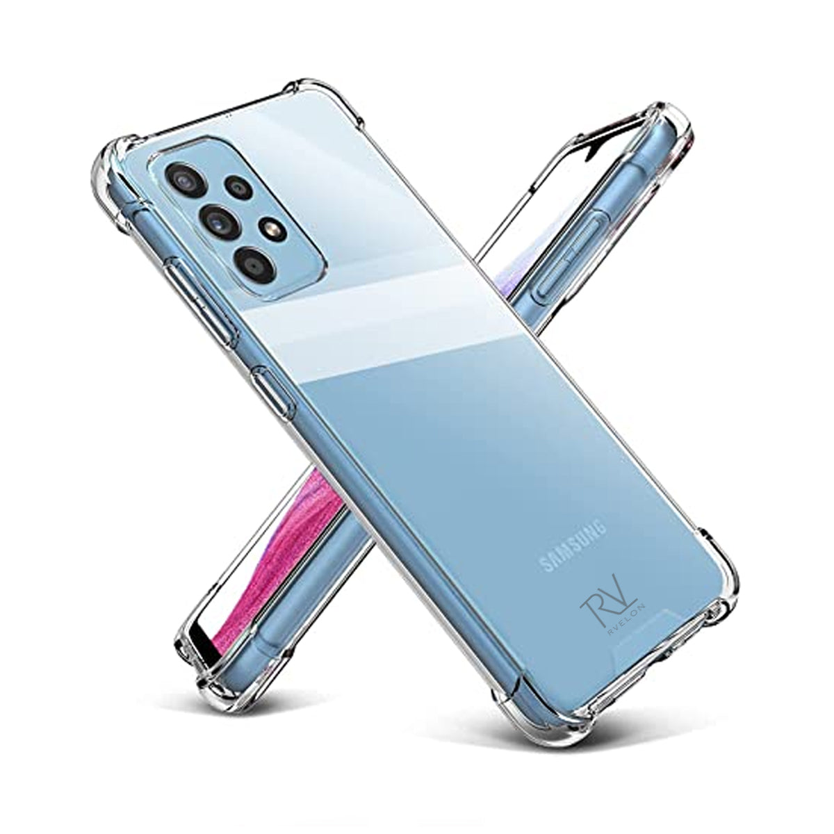 Samsung Galaxy A53 Stöttåligt Skal Rvelon - Transparent image 1