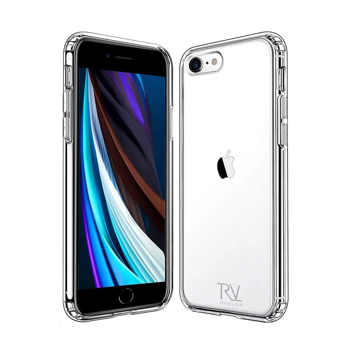iPhone 7/8/SE 2020/2022 Stöttåligt Skal Rvelon - Transparent image 1