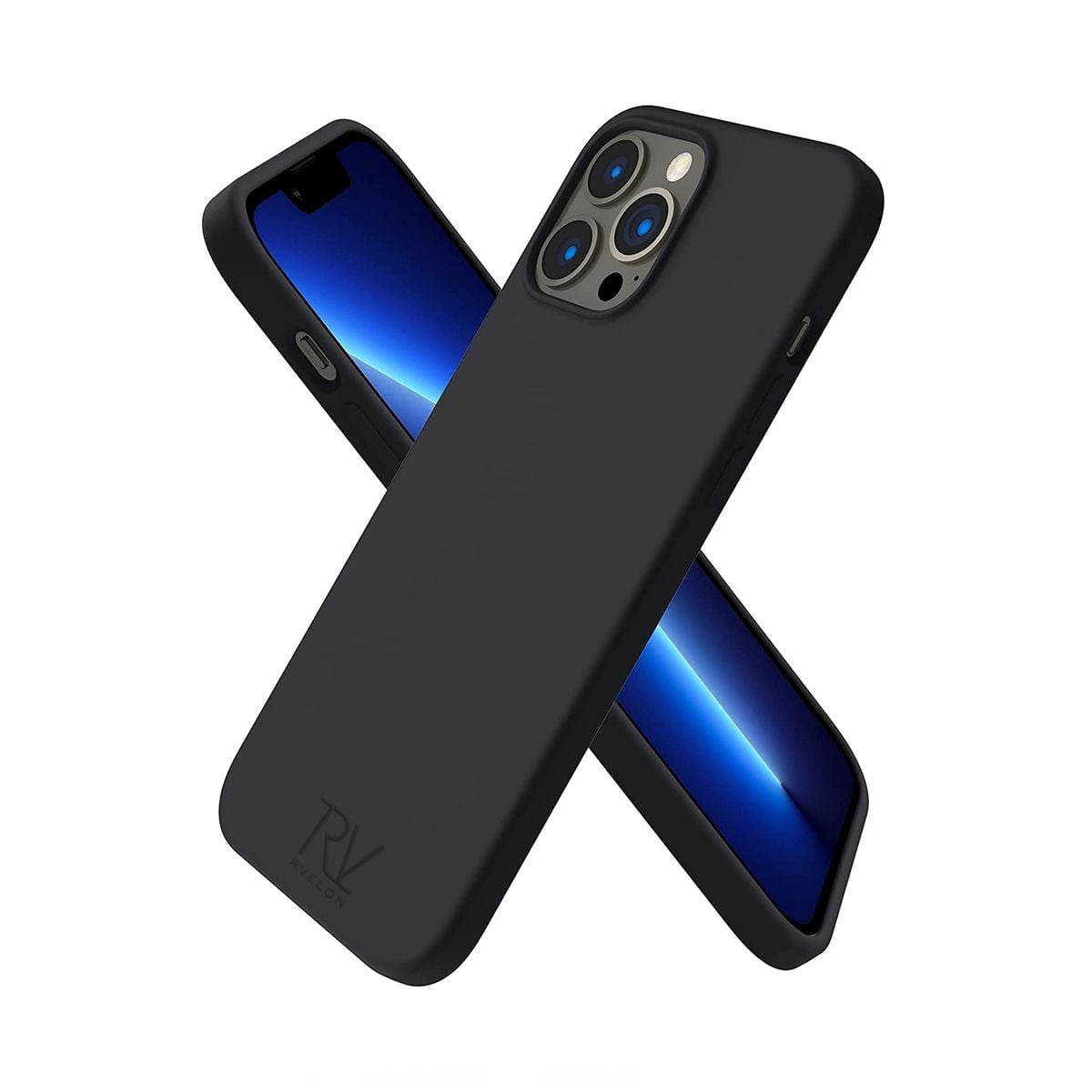 iPhone 13 Pro Max Silikonskal Rvelon - Svart image 1
