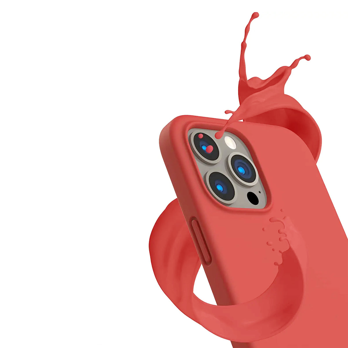 iPhone 13 Pro Max Silikonskal Rvelon - Rosa image 3