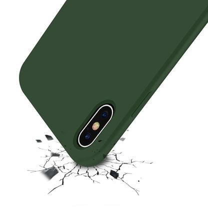 iPhone X/XS Silikonskal Rvelon - Grön image 4