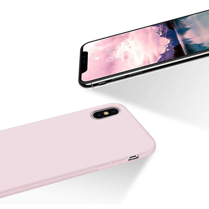 iPhone X/XS Silikonskal Rvelon - Sand Rosa image 3