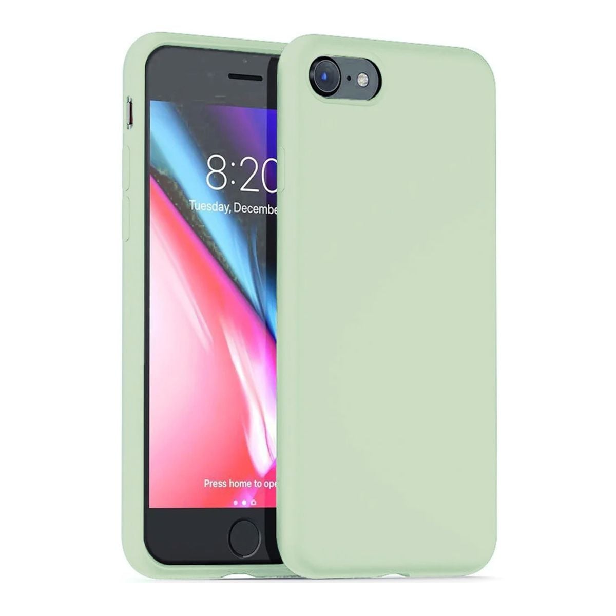 iPhone 7/8/SE 2020/2022 Silikonskal Rvelon - Mintgrön image 1