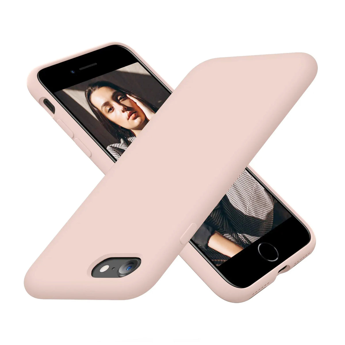 iPhone 7/8/SE 2020/2022 Silikonskal Rvelon - Beige image 1