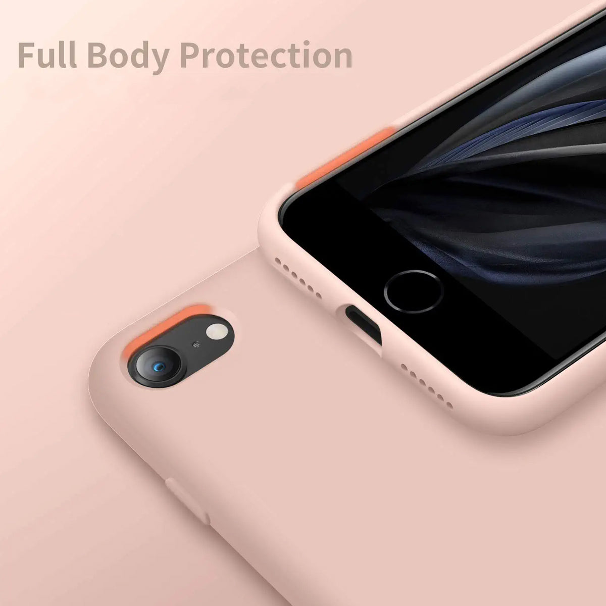 iPhone 7/8/SE 2020/2022 Silikonskal Rvelon - Beige image 2