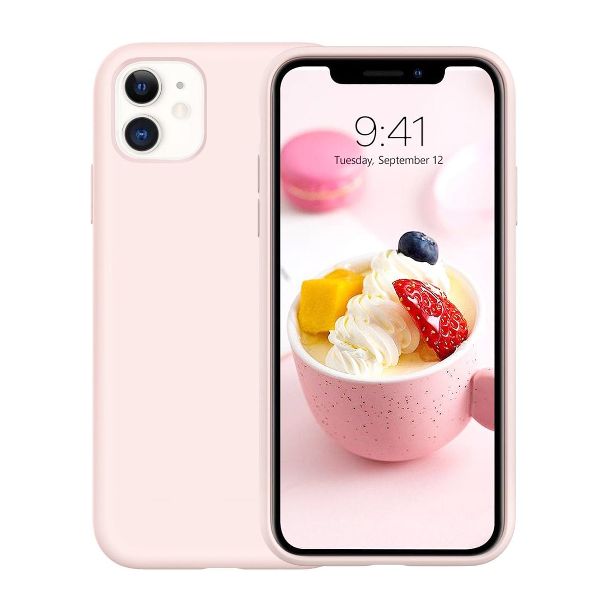 iPhone 11 Silikonskal Rvelon - Rosa image 1