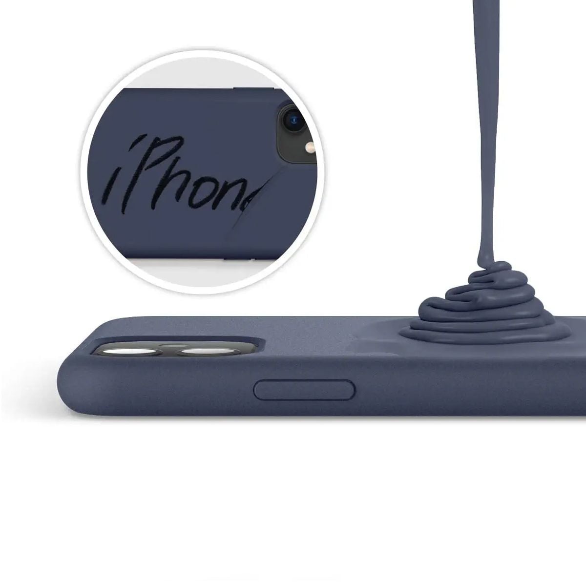 iPhone 11 Silikonskal Rvelon - Blå image 3
