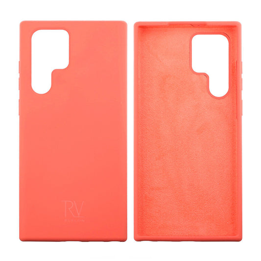 Samsung Galaxy S22 Ultra Silikonskal Rvelon - Rosa image 1