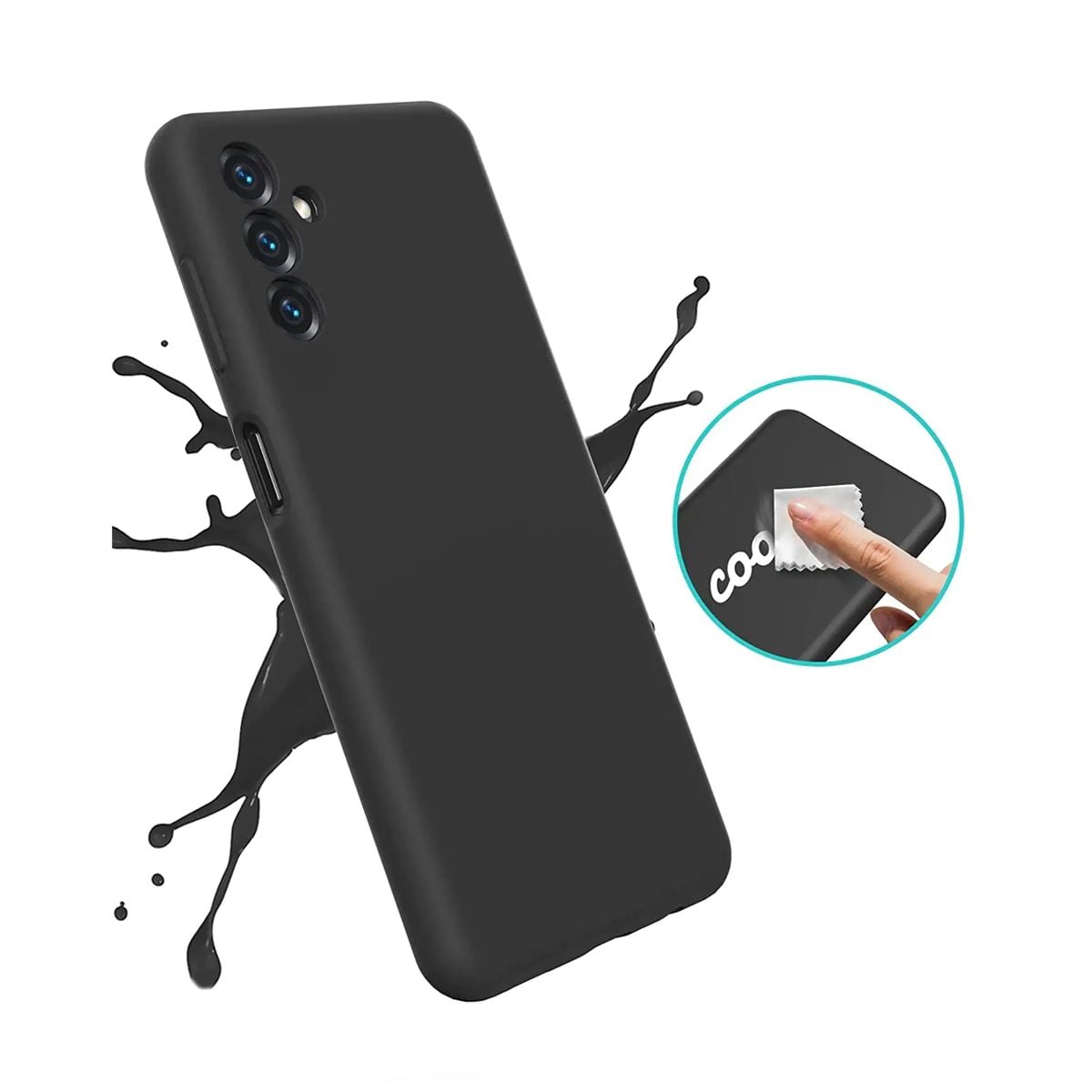 Samsung Galaxy A13 Silikonskal - Svart image 3
