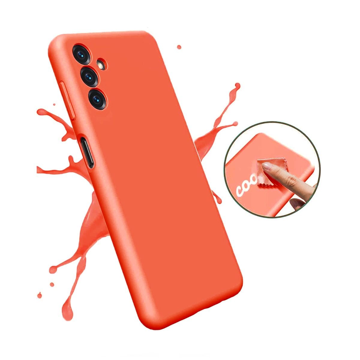 Samsung Galaxy A13 Silikonskal Rvelon - Rosa image 3