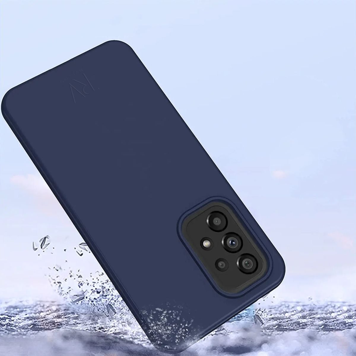 Samsung Galaxy A53 Silikonskal Rvelon - Blå image 4