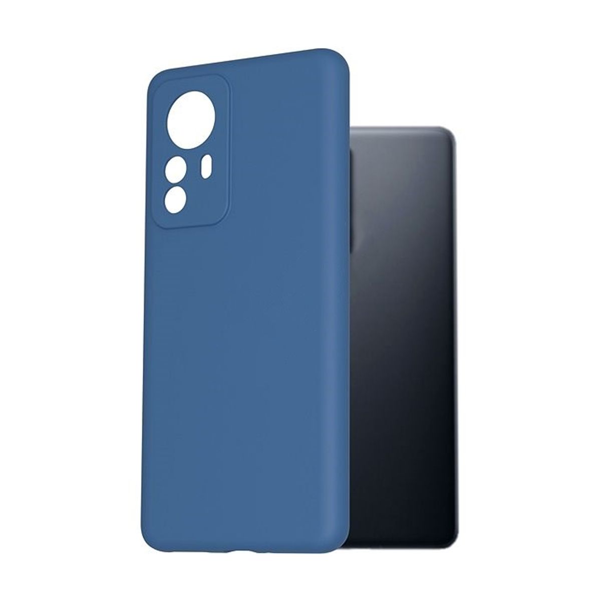 Silikonskal Xiaomi 12 Pro - Blå image 1