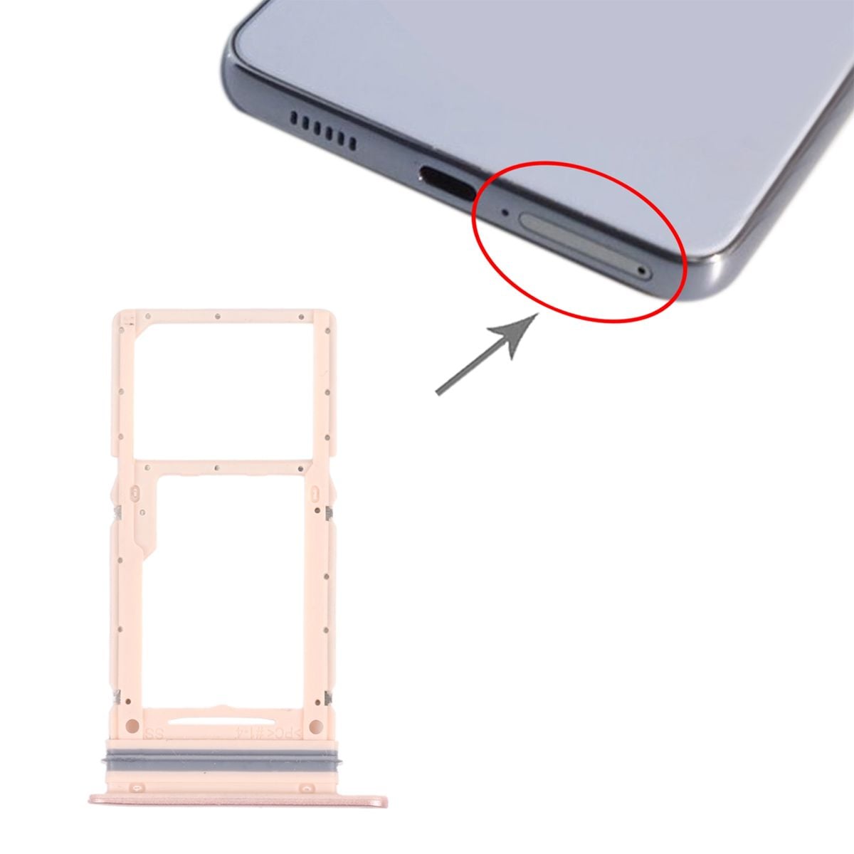 Samsung Galaxy A33 Simkortshållare - Rosa image 4