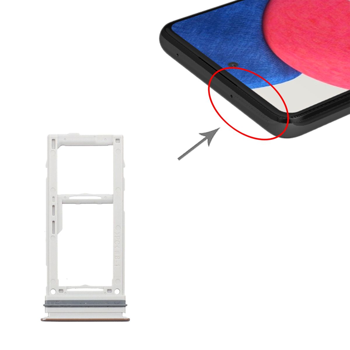 Samsung Galaxy A52s simkortshållare - Vit image 4