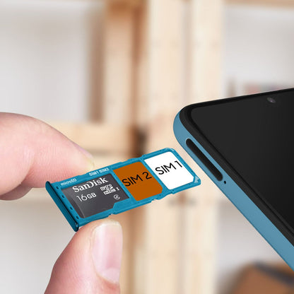 Samsung Galaxy A32 4G Simkortshållare - Blå image 3