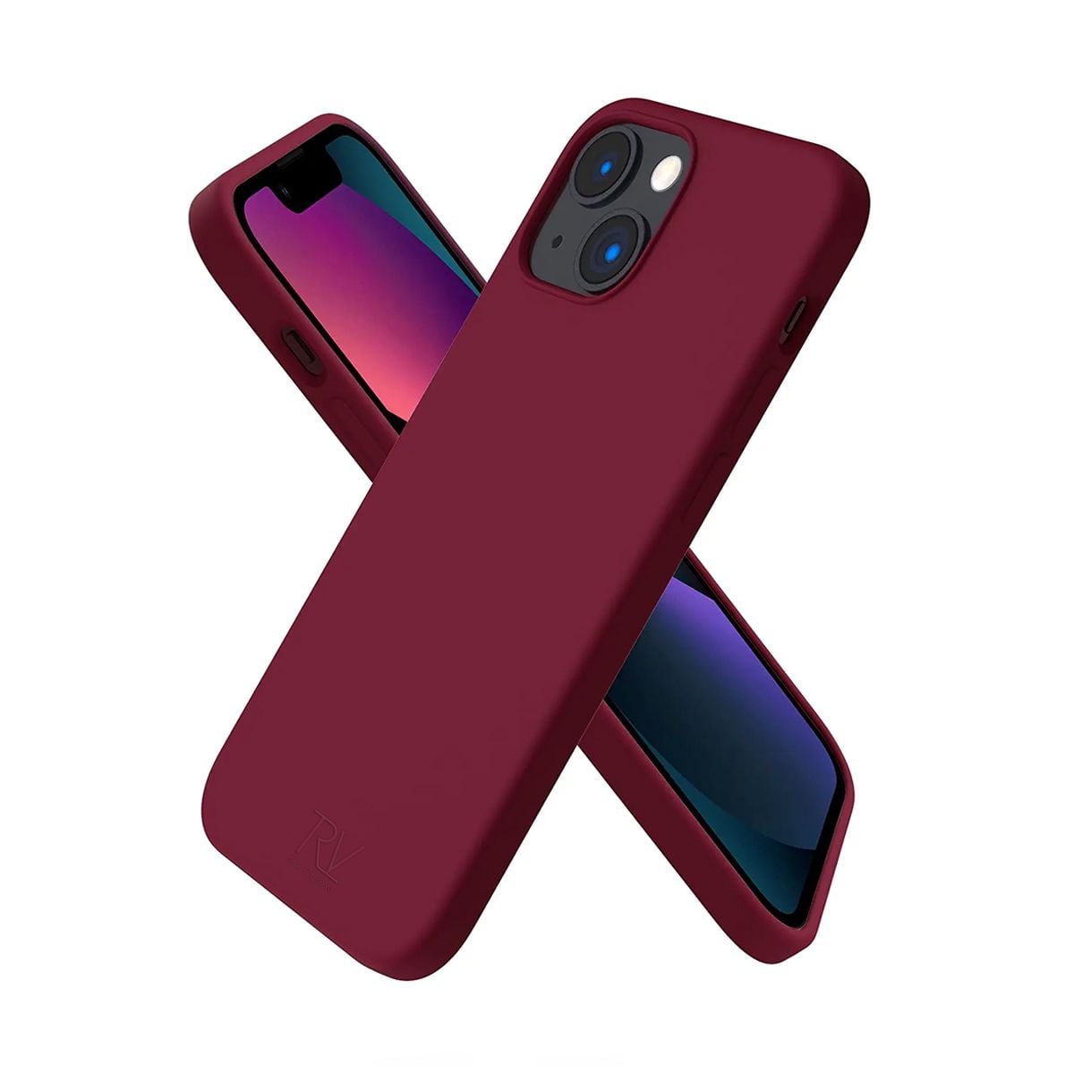iPhone 14 Plus Silikonskal Rvelon - Röd image 1
