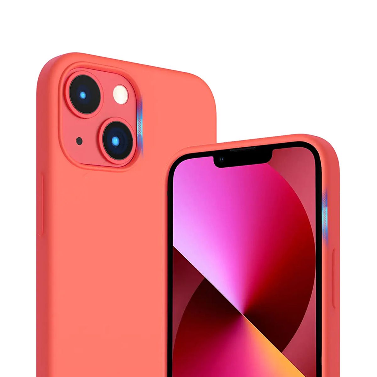 iPhone 14 Plus Silikonskal Rvelon - Rosa image 2