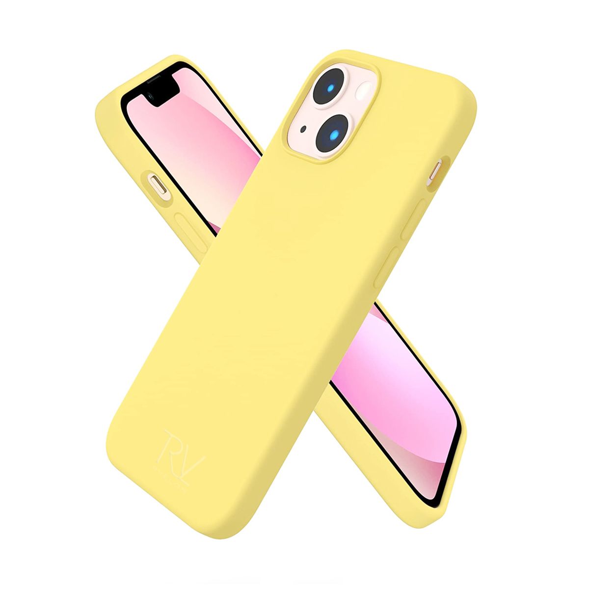 iPhone 14 Plus Silikonskal Rvelon - Gul image 1