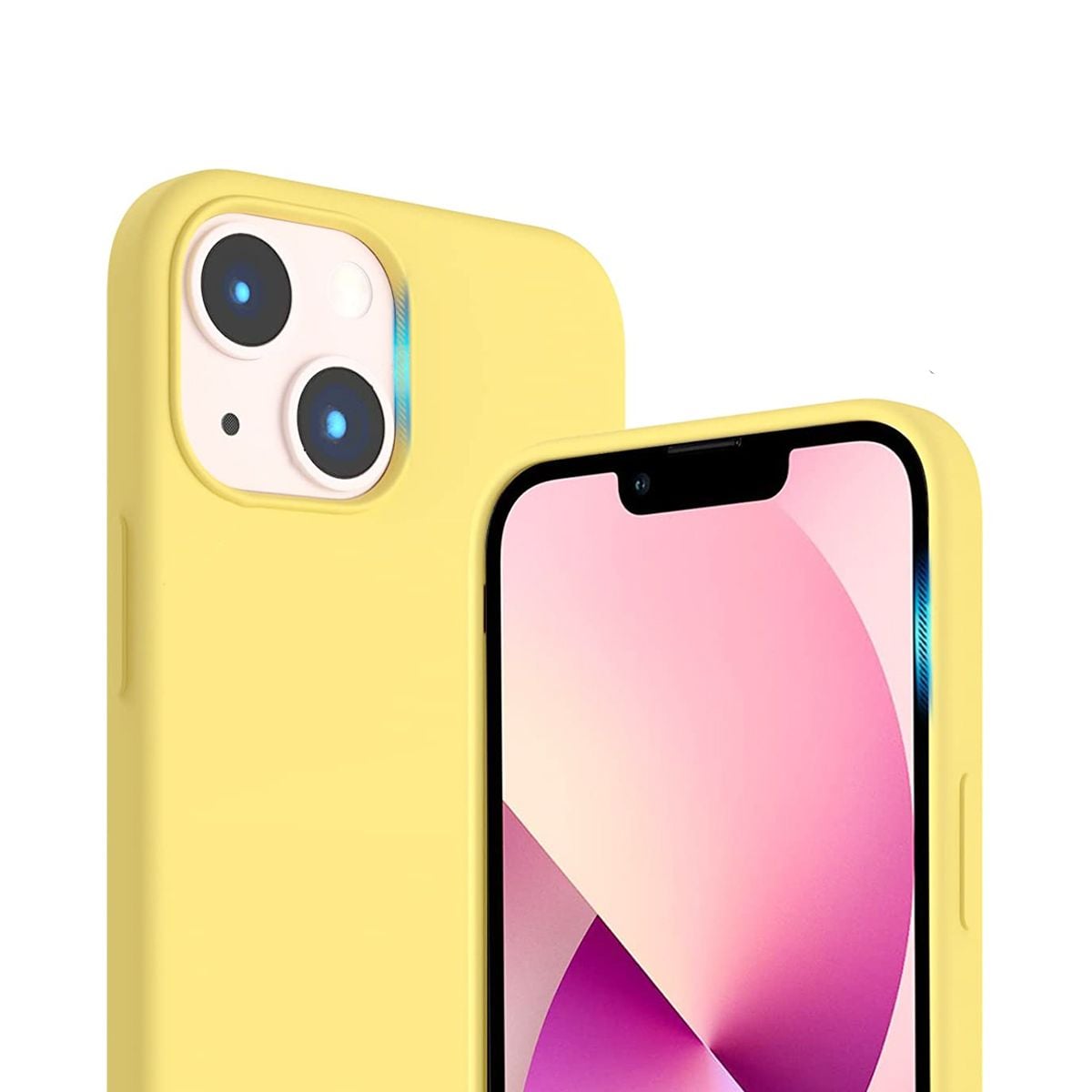 iPhone 14 Plus Silikonskal Rvelon - Gul image 2