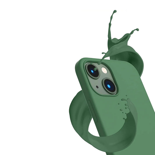iPhone 14 Silikonskal Rvelon - Grön image 2