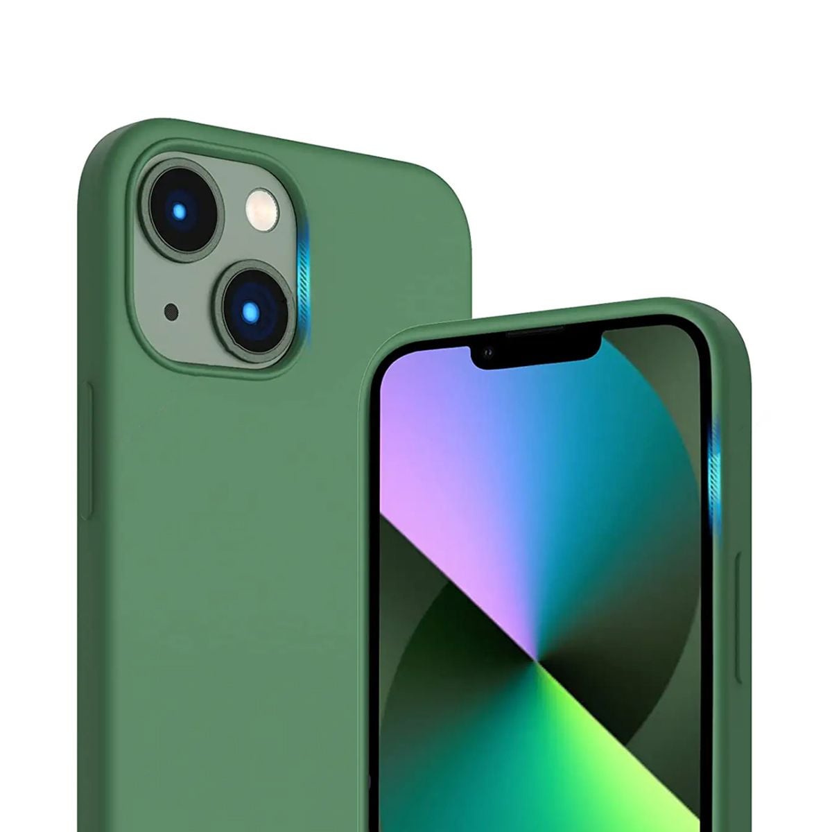 iPhone 14 Plus Silikonskal Rvelon - Grön image 2
