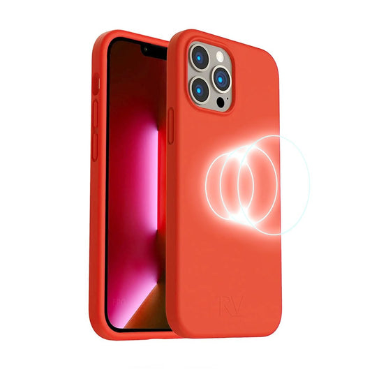 iPhone 14 Pro Max Silikonskal Rvelon MagSafe - Rosa image 1
