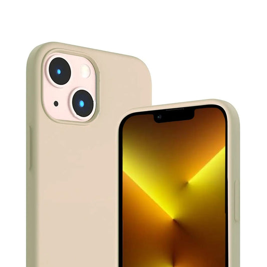 iPhone 14 Silikonskal Rvelon MagSafe - Beige image 2