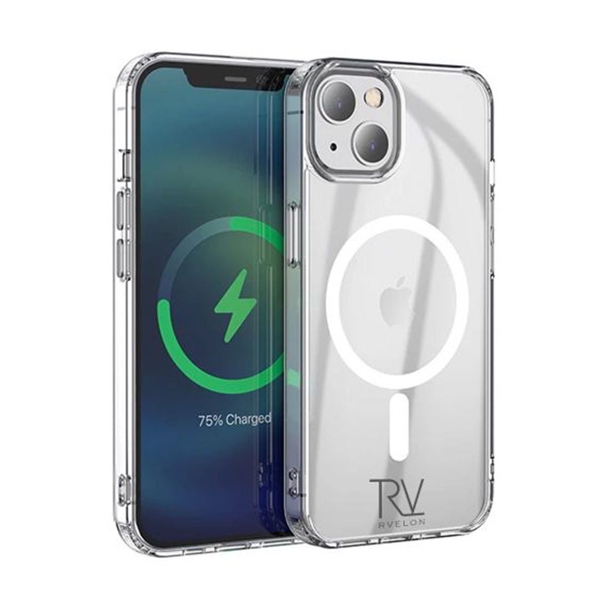 iPhone 14 Stöttåligt Skal Rvelon MagSafe - Transparent image 1