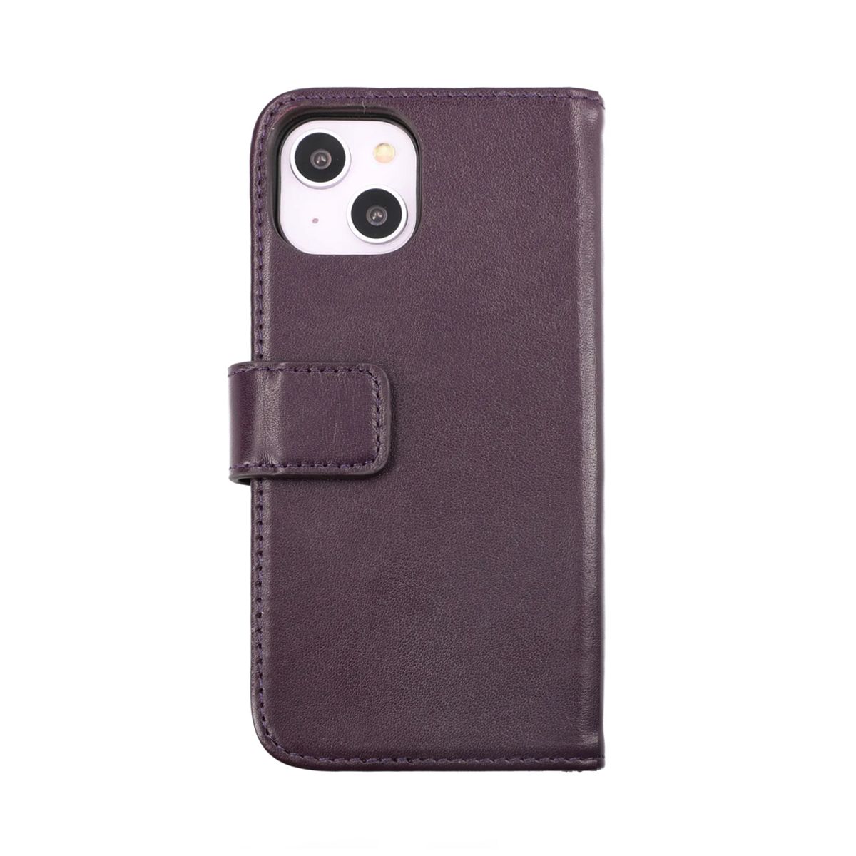 iPhone 14 Plånboksfodral Läder Rvelon - Lila image 6