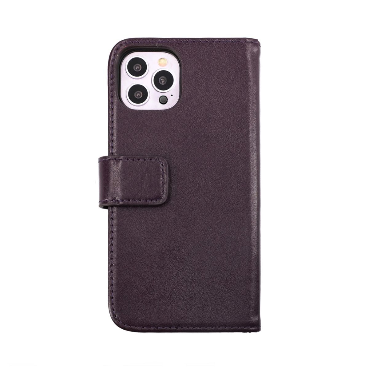 iPhone 14 Pro Max Plånboksfodral Läder Rvelon - Lila image 6