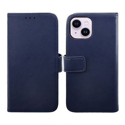 iPhone 14 Plus Plånboksfodral Läder Rvelon - Blå image 1