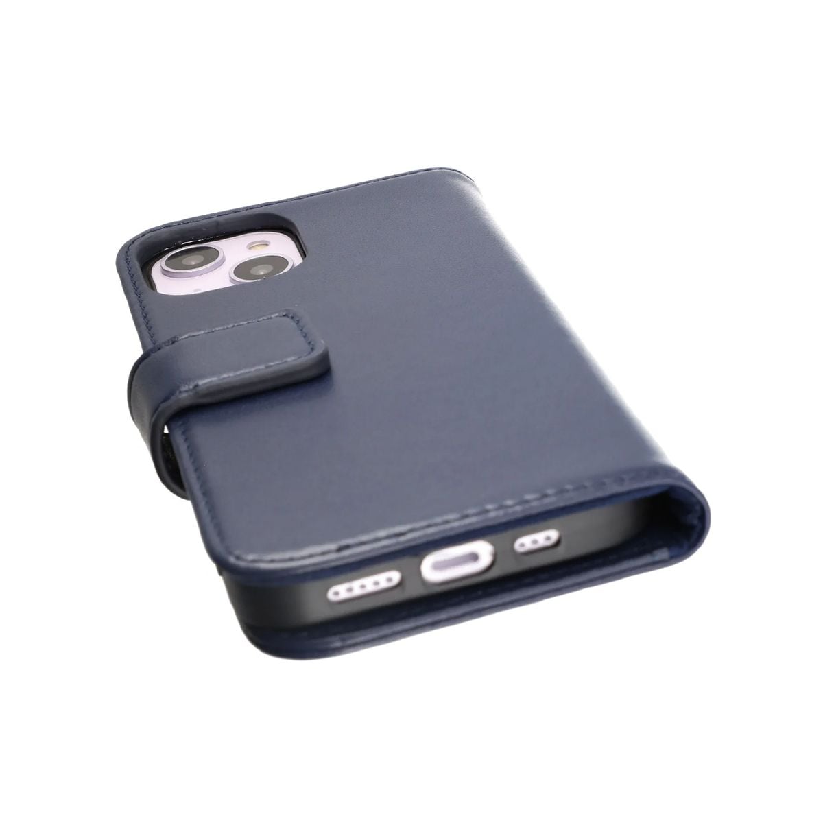 iPhone 14 Plus Plånboksfodral Läder Rvelon - Blå image 2