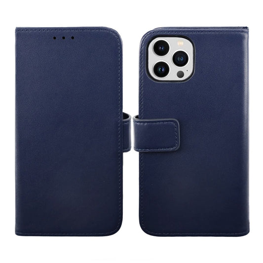 iPhone 14 Pro Max Plånboksfodral Läder Rvelon - Blå image 1
