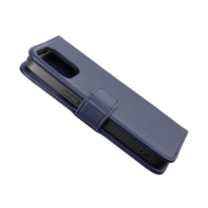 iPhone 14 Pro Max Plånboksfodral Läder Rvelon - Blå image 2