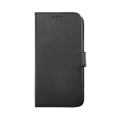 iPhone 14 Pro Plånboksfodral Läder Rvelon - Svart image 4