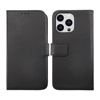 iPhone 14 Pro Max Plånboksfodral Läder Rvelon - Svart image 1