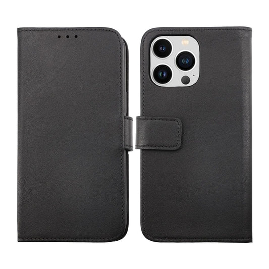 iPhone 14 Pro Max Plånboksfodral Läder Rvelon - Svart image 1