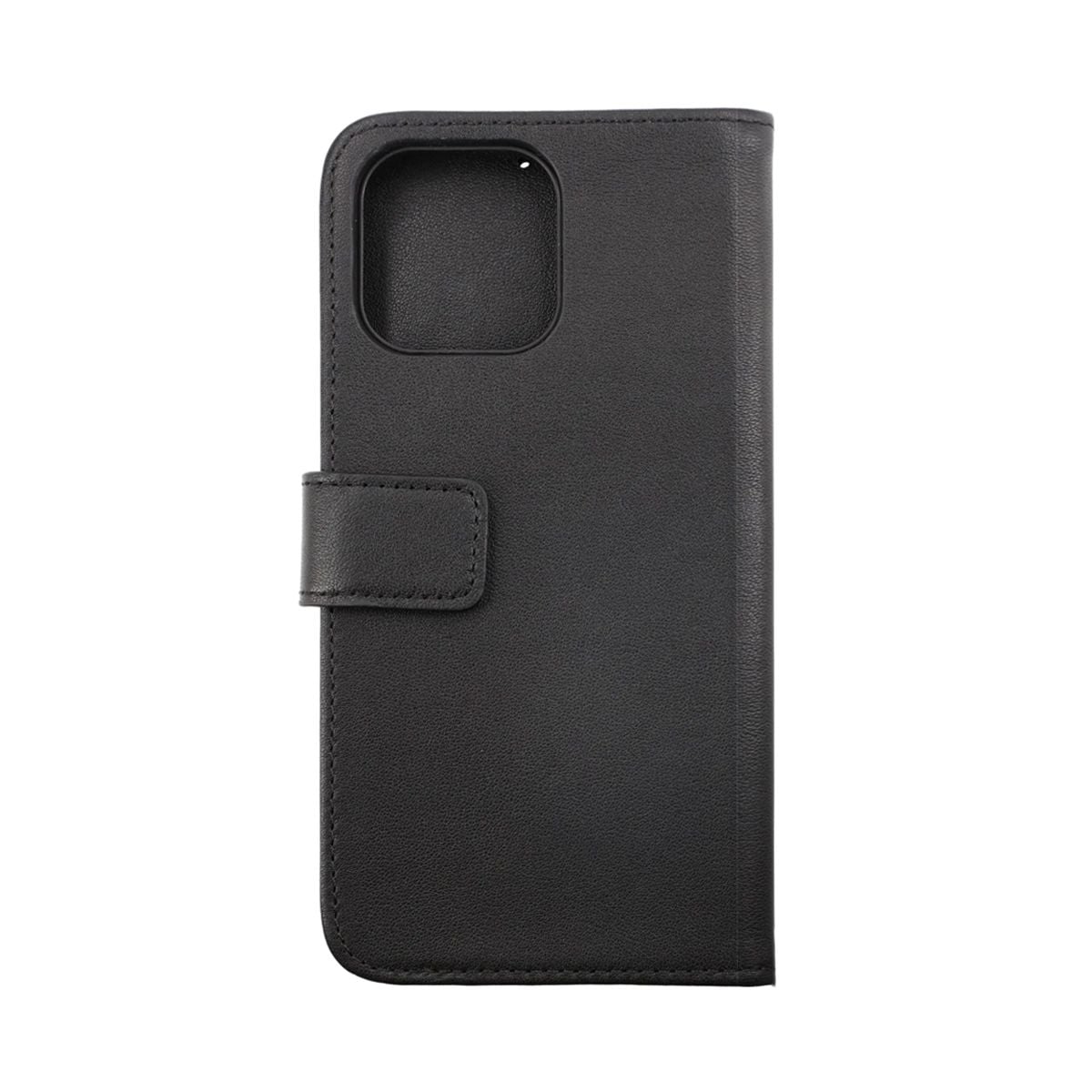 iPhone 14 Pro Max Plånboksfodral Läder Rvelon - Svart image 5