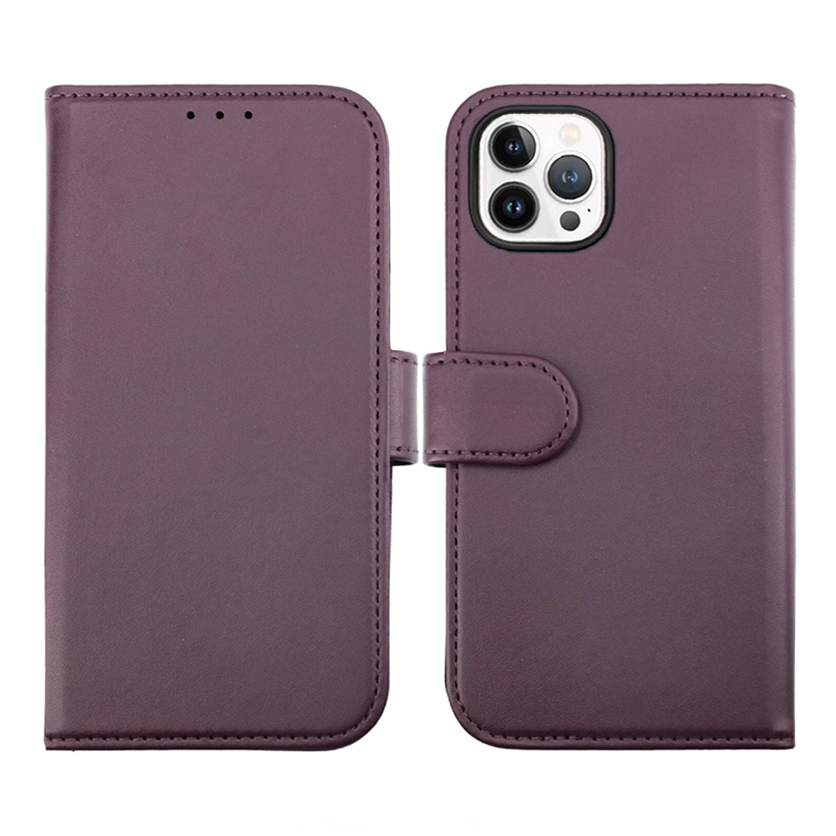 iPhone 14 Pro Plånboksfodral Magnet Rvelon - Lila image 1