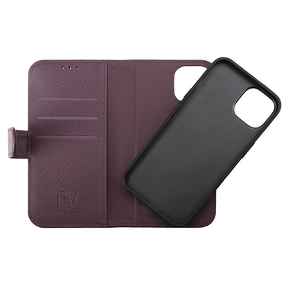 iPhone 14 Plus Plånboksfodral Magnet Rvelon - Lila image 4