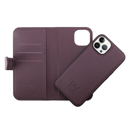 iPhone 14 Pro Max Plånboksfodral Magnet Rvelon - Lila image 3