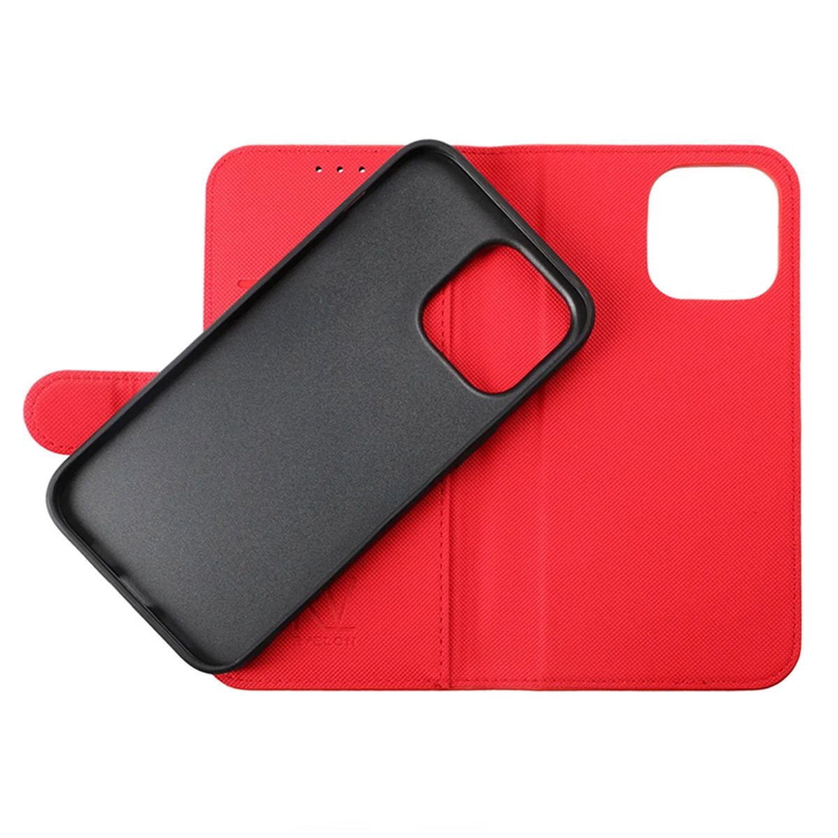 iPhone 14 Pro Plånboksfodral Magnet Rvelon - Röd image 4