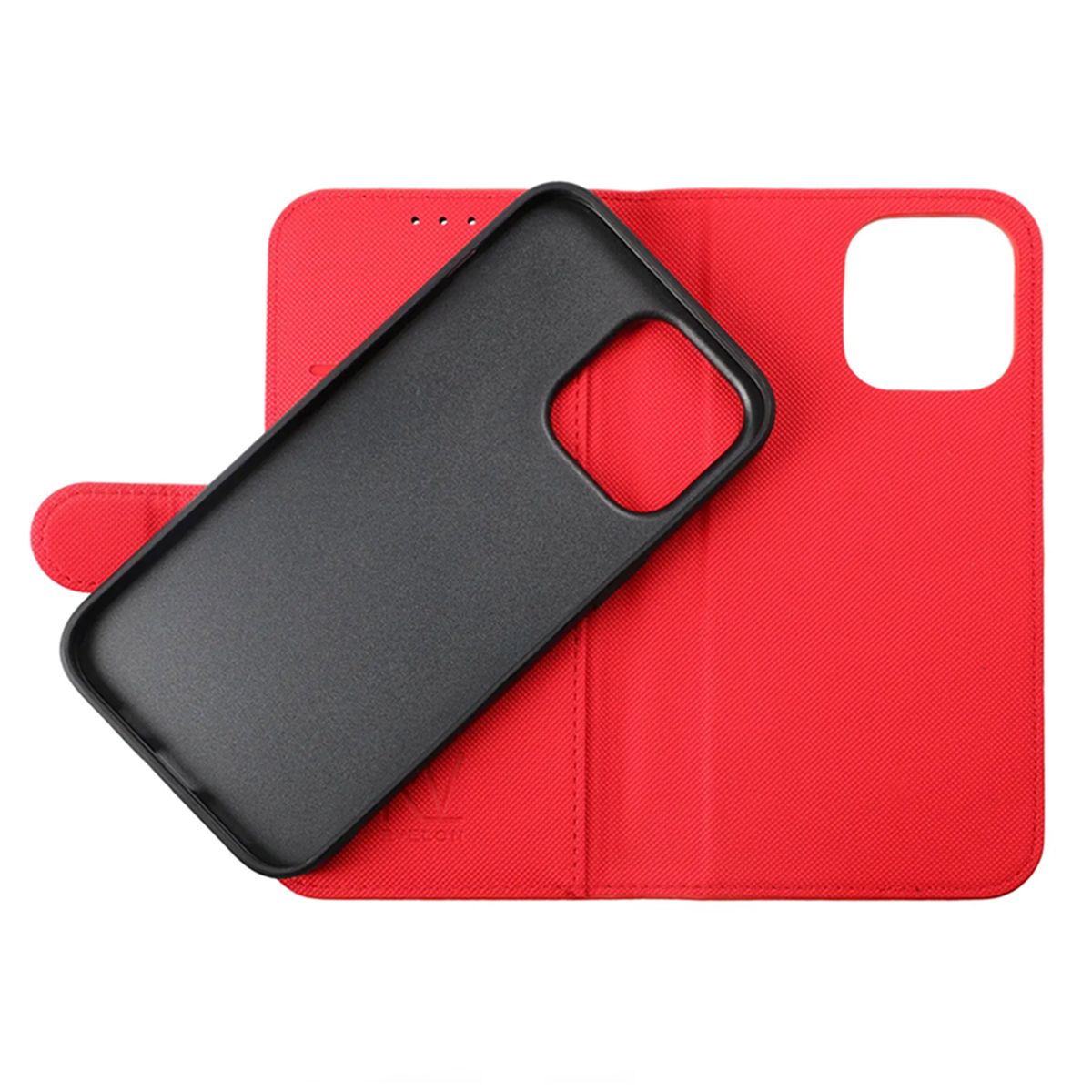 iPhone 14 Pro Max Plånboksfodral Magnet Rvelon - Röd image 4