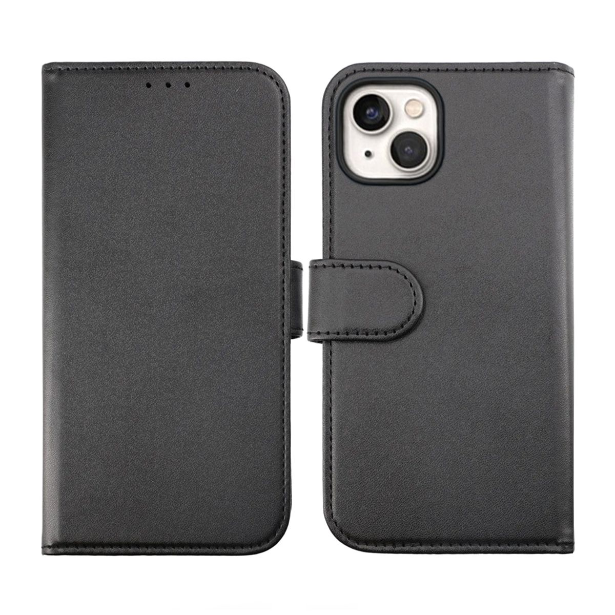 iPhone 14 Plus Plånboksfodral Magnet Rvelon - Svart image 1