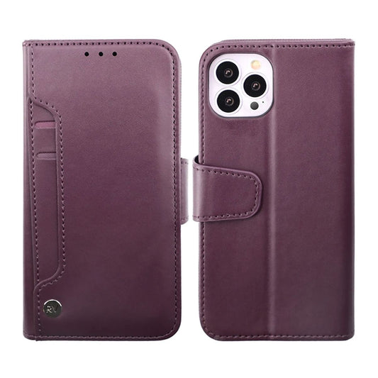 iPhone 14 Pro Max Plånboksfodral Extra Kortfack Rvelon - Lila image 1